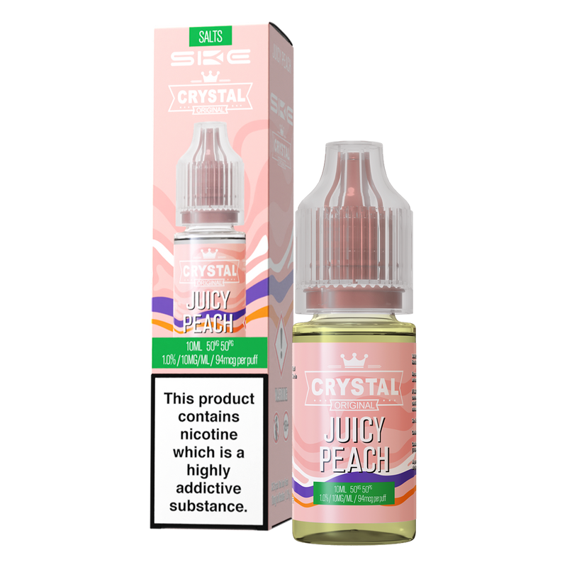SKE Crystal Original JUICY PEACH Nic Salt 10ml-10mg